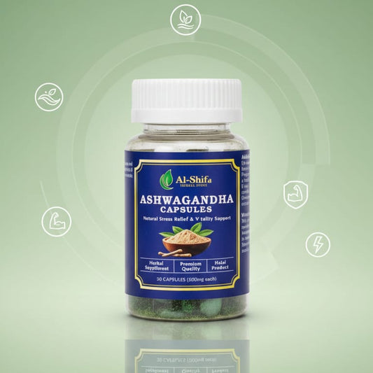 Ashwagandha Capsules (Ashfanganda) - Supports Stress Relief, Energy & Wellness