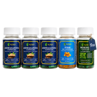 Buy 1 Fish Oil + 3 Ashwagandha, Get Moringa Free