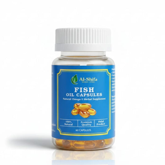 Fish Oil Softgel Capsules - Heart, Brain & Wellness Support