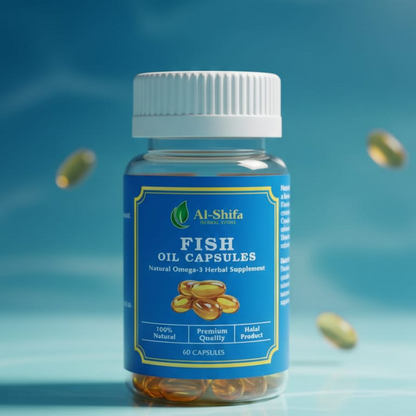 Fish Oil Softgel Capsules - Heart, Brain & Wellness Support