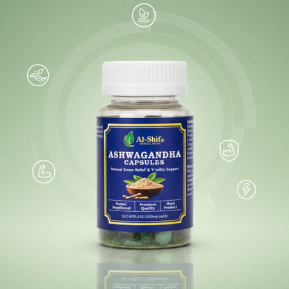 Ashwagandha Capsules (Ashfanganda) - Supports Stress Relief, Energy & Wellness