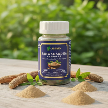 Ashwagandha Capsules (Ashfanganda) - Supports Stress Relief, Energy & Wellness