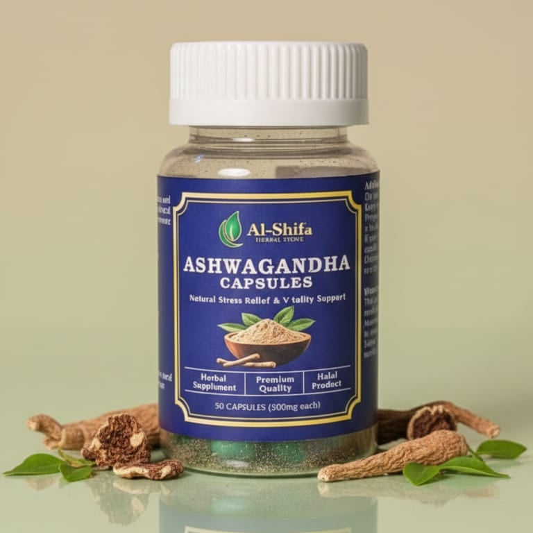 Ashwagandha Capsules (Ashfanganda) - Supports Stress Relief, Energy & Wellness