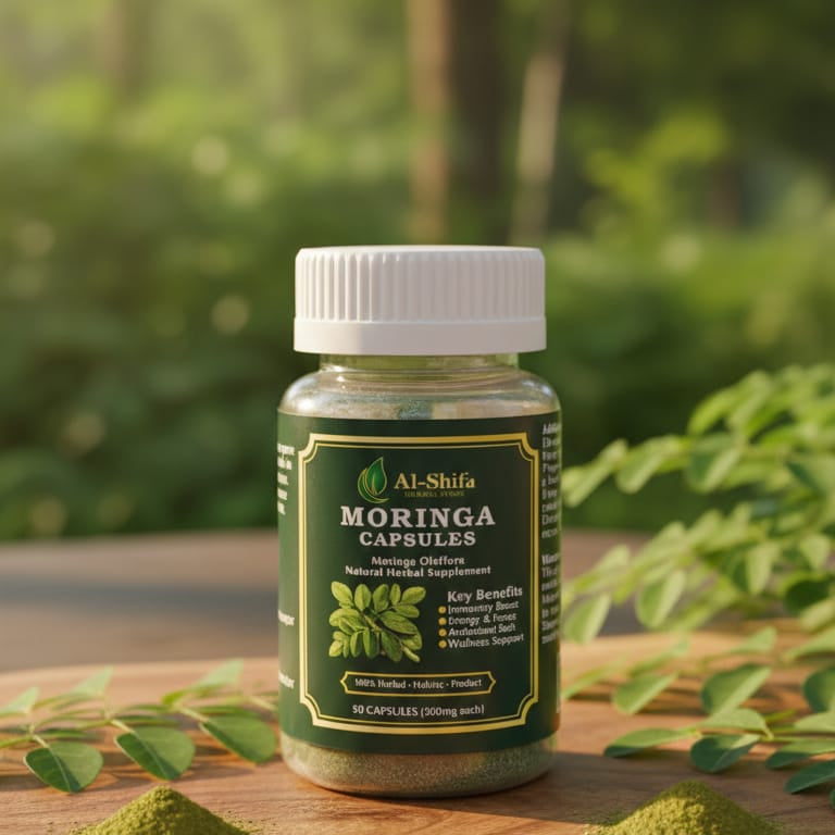 Moringa Capsules - 100% Natural Herbal Supplement