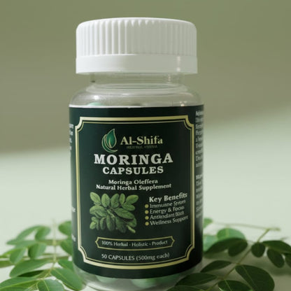 Moringa Capsules - 100% Natural Herbal Supplement