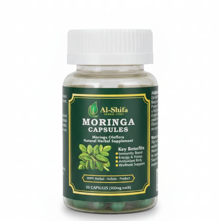 Moringa Capsules - 100% Natural Herbal Supplement